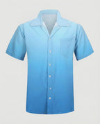 Kurzarm Hawaiihemd Herren Palmenprint
