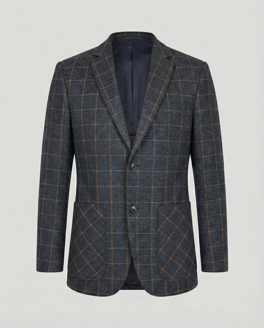 Herren Karosakko Slim Fit Business