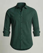 Herren Hemd gestreift slim fit