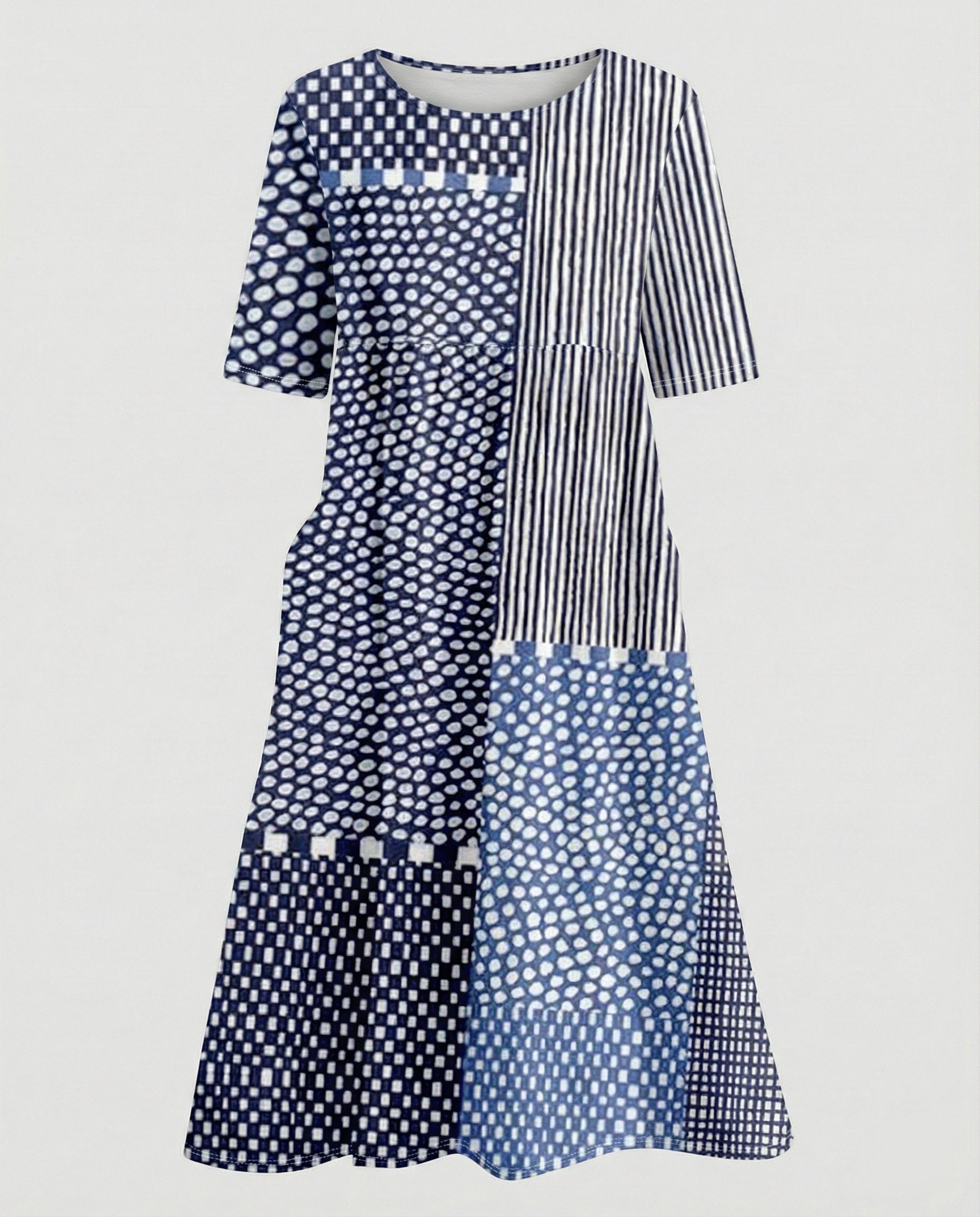 Damen Maxikleid mit Taschen luftig