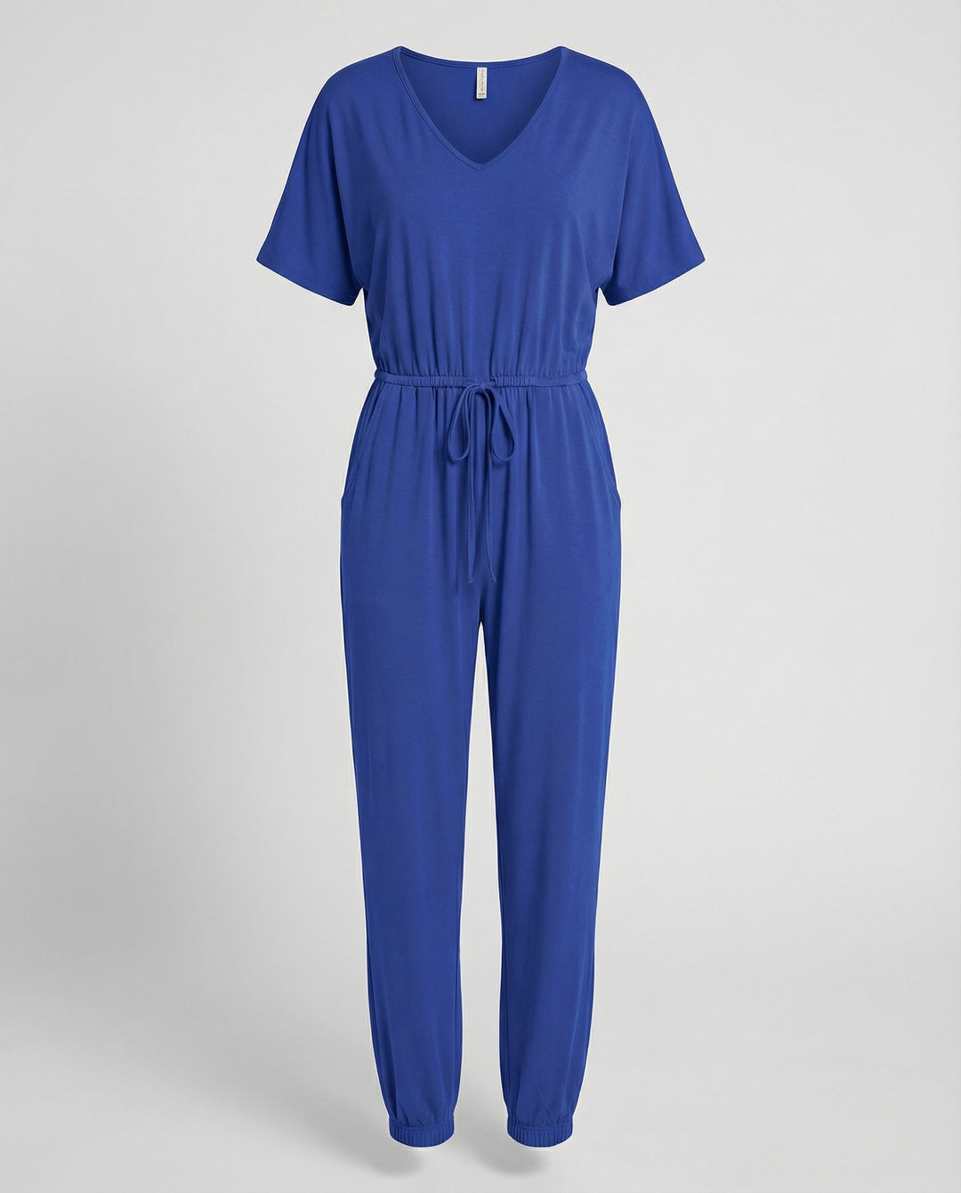 Damen Leichter Jumpsuit mit lockerer Passform und variabler Taille R&B