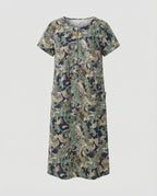 Luftiges Midikleid Damen Mit Taschen