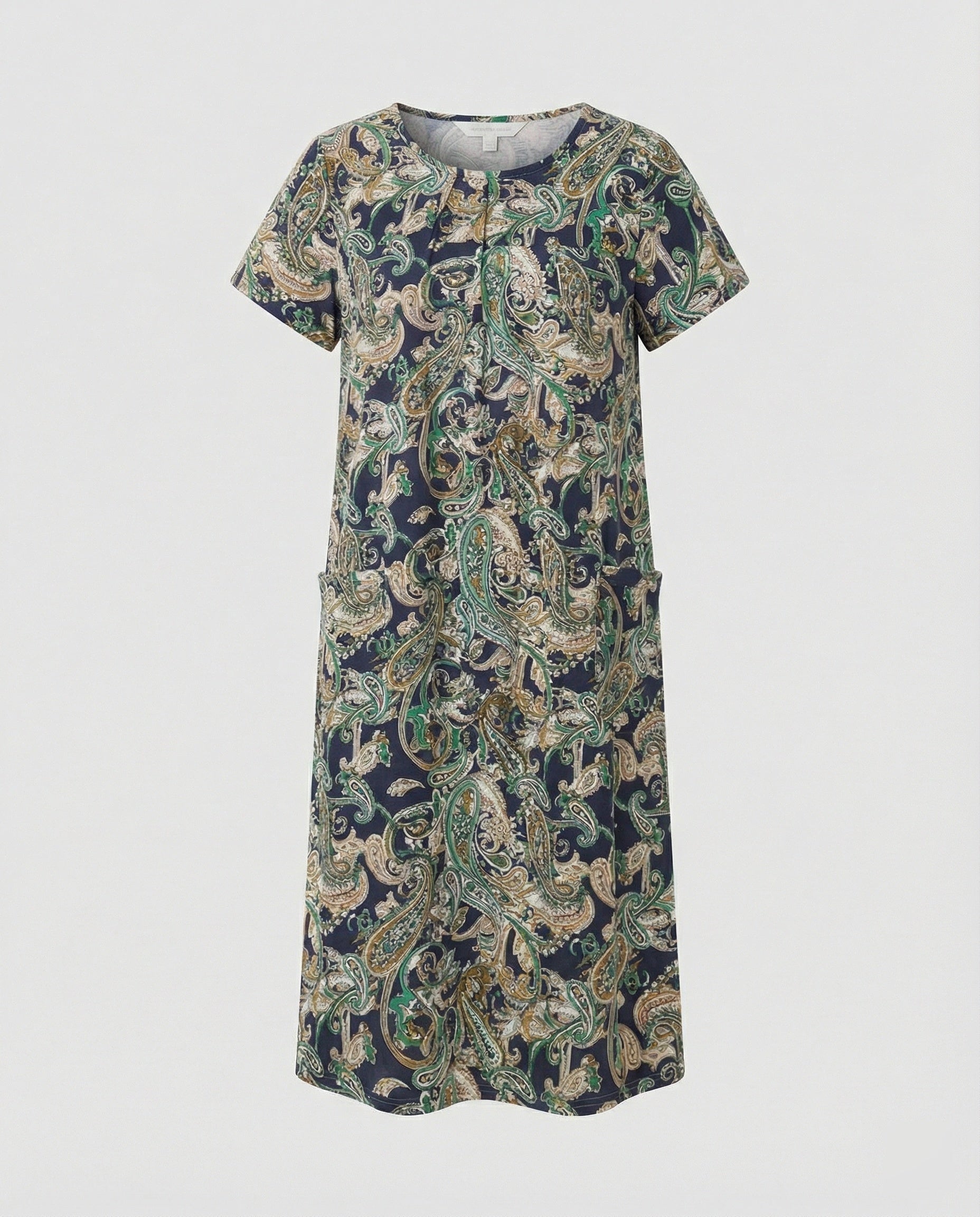 Luftiges Midikleid Damen Mit Taschen