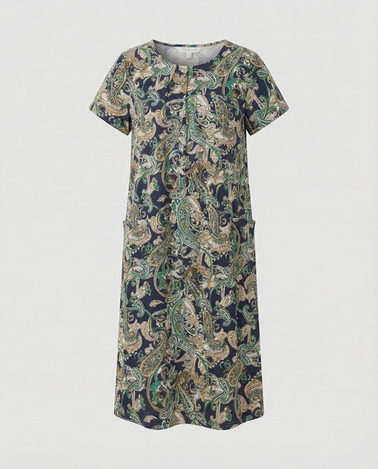 Luftiges Midikleid Damen Mit Taschen