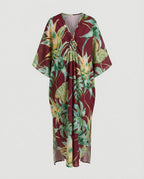Damen Maxikleid Kaftan Sommer