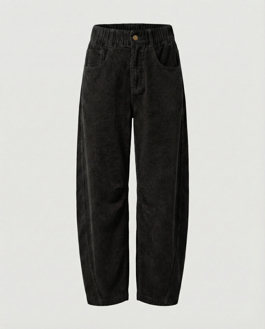 Damen Cordhose Damen weit High Waist