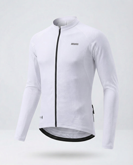 Fahrradtrikot Langarm Mit Rückentaschen Herren
