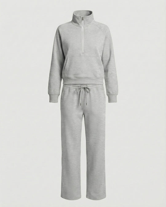 Jogginganzug Damen mit hohem Kragen
