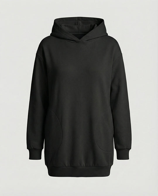 R&B | Stylisches Kapuzenpullover-Kleid