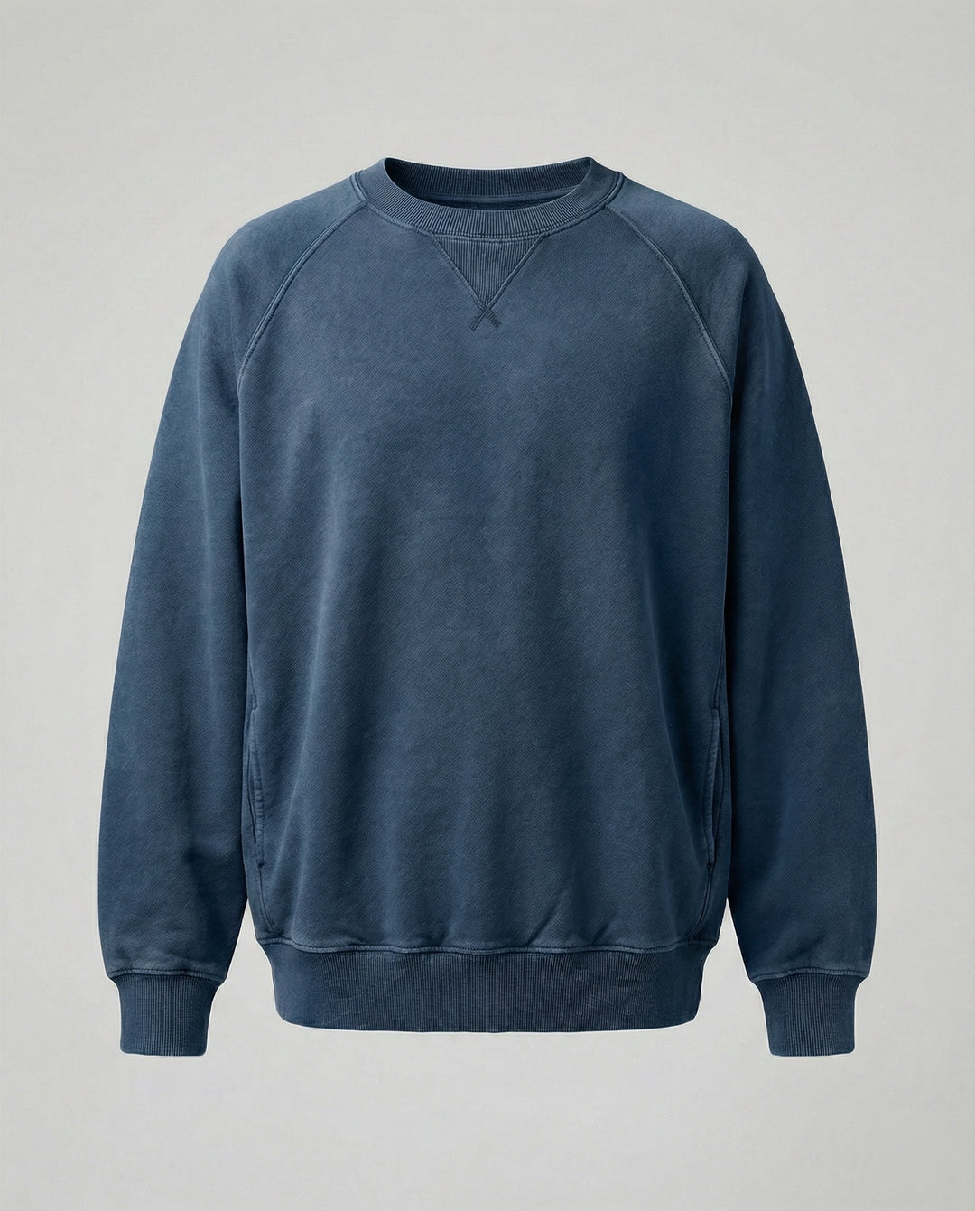 Freizeit Sweatshirt mit V-Ausschnitt