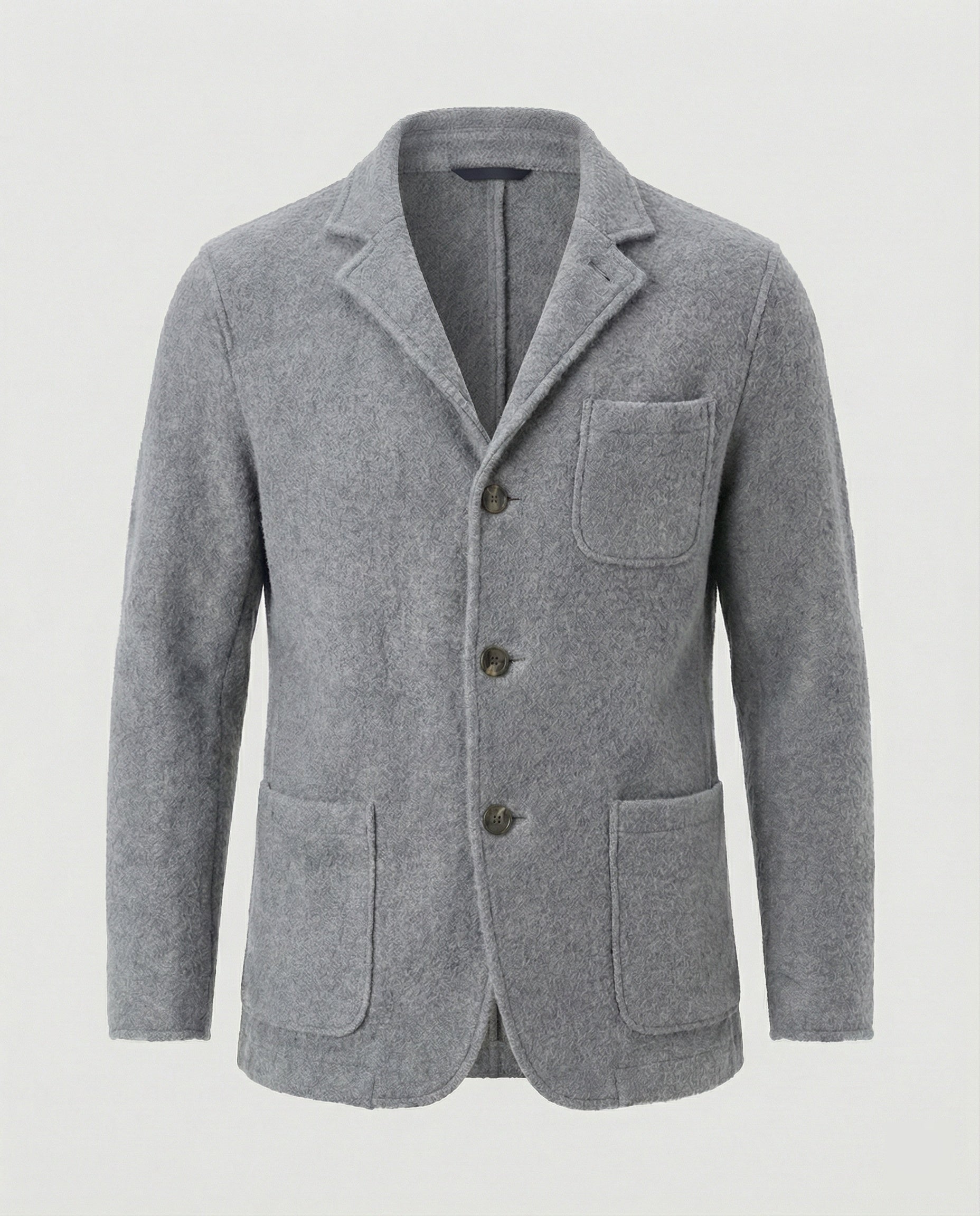 Herren elegante Strickjacke mit praktischem Schnitt und modischen Details