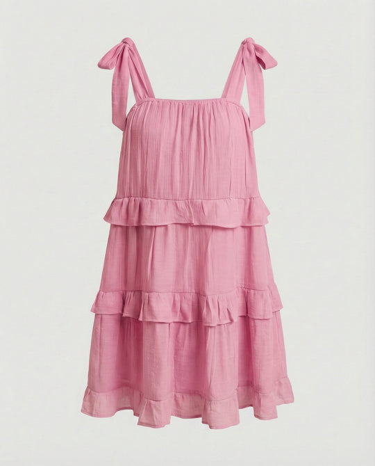 Freizeitkleid Sommer Damen Stufenkleid