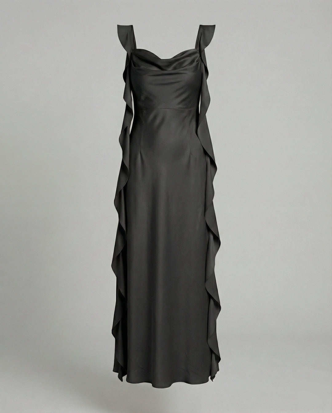Abendkleid Elegant Mit Drapiertem Dekolleté Damen