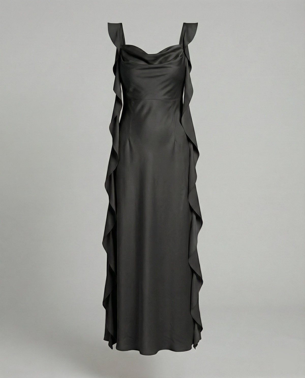 Abendkleid Elegant Mit Drapiertem Dekolleté Damen