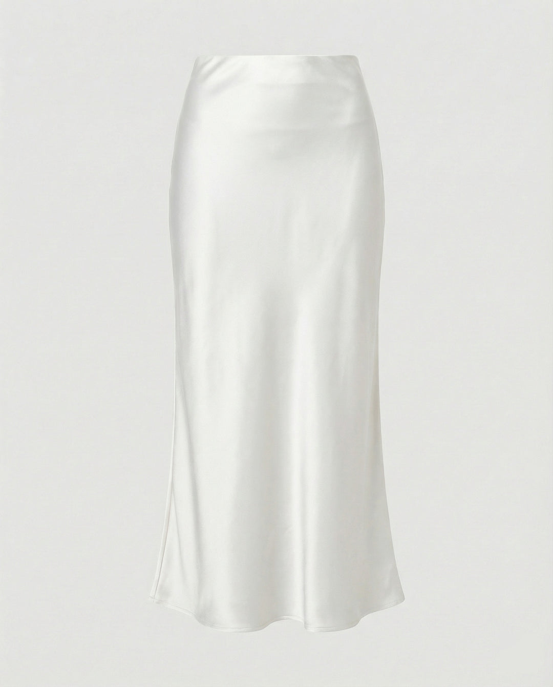 Damen Maxirock Satin High Waist