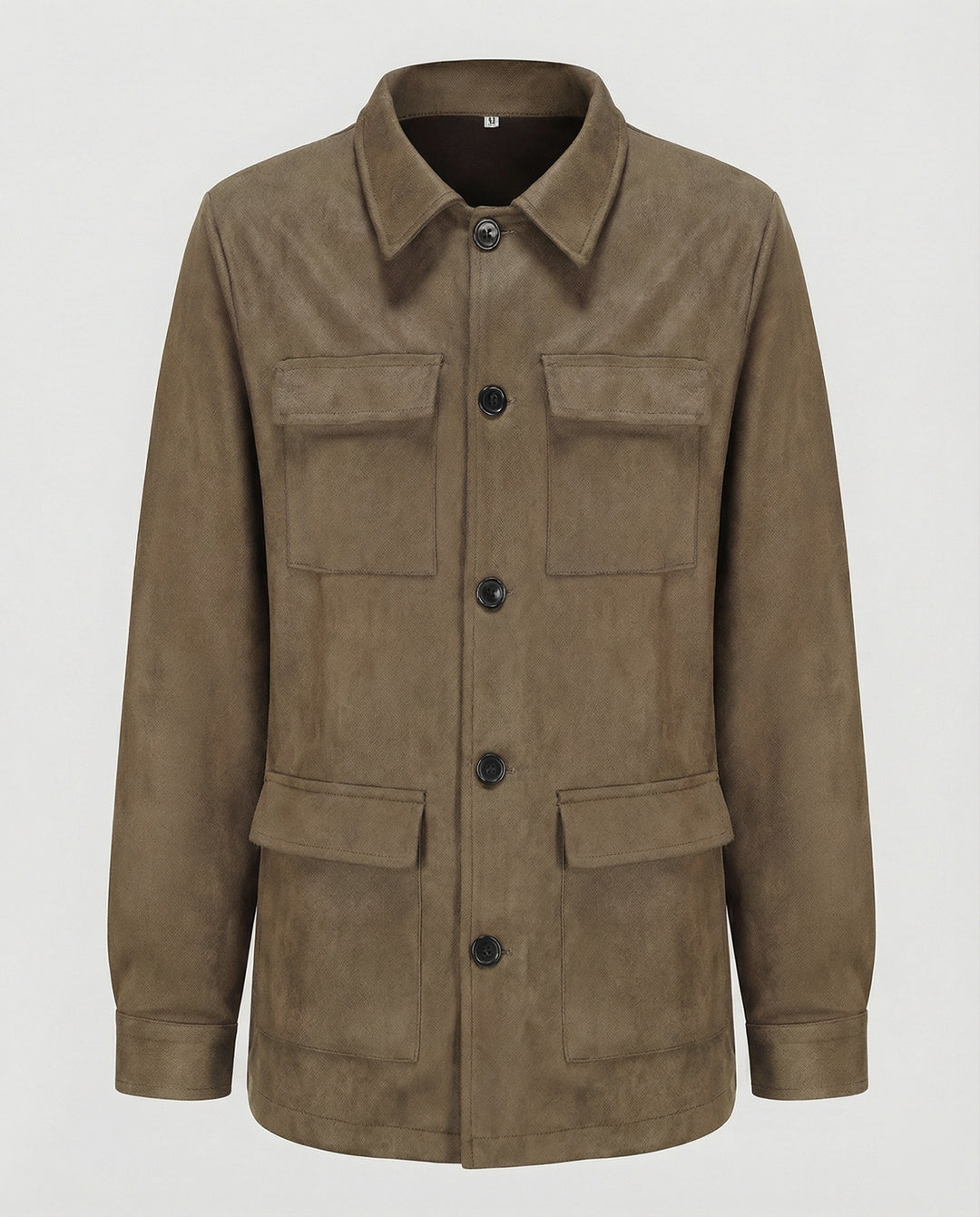 Damen Utility-Jacke aus Veloursleder