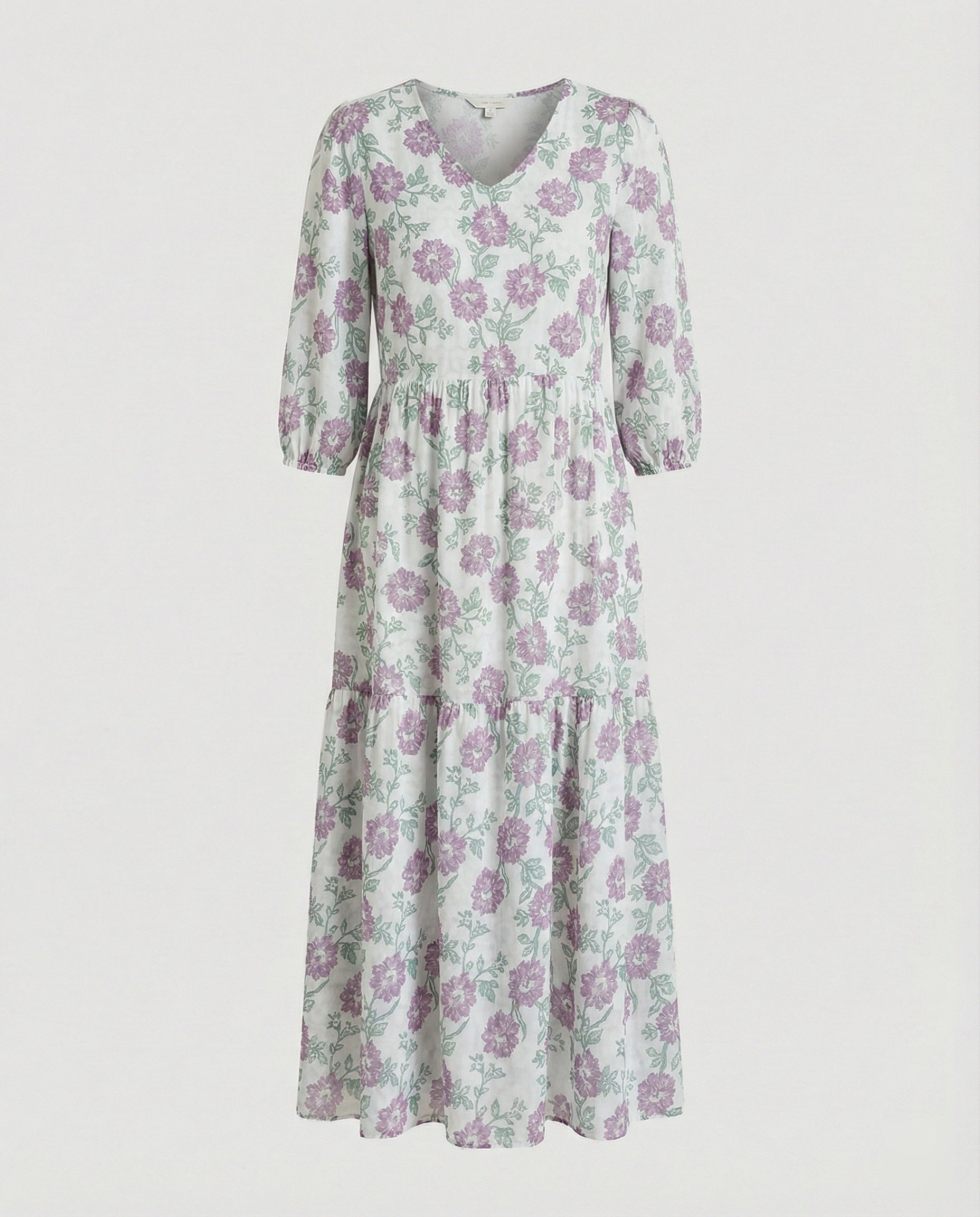 Damen Midikleid Sommer Stufenrock