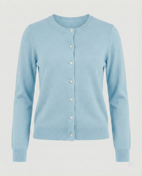 Damen Feinstrick Cardigan mit Knopfleiste und weichem Material R&B