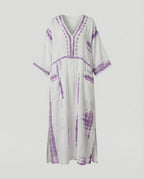Leinen Kaftan Maxikleid Damen