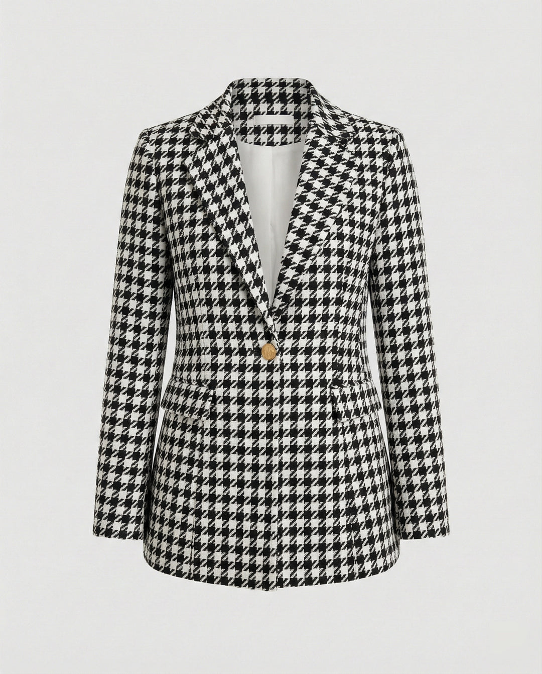 Damen Blazer Hahnentritt tailliert