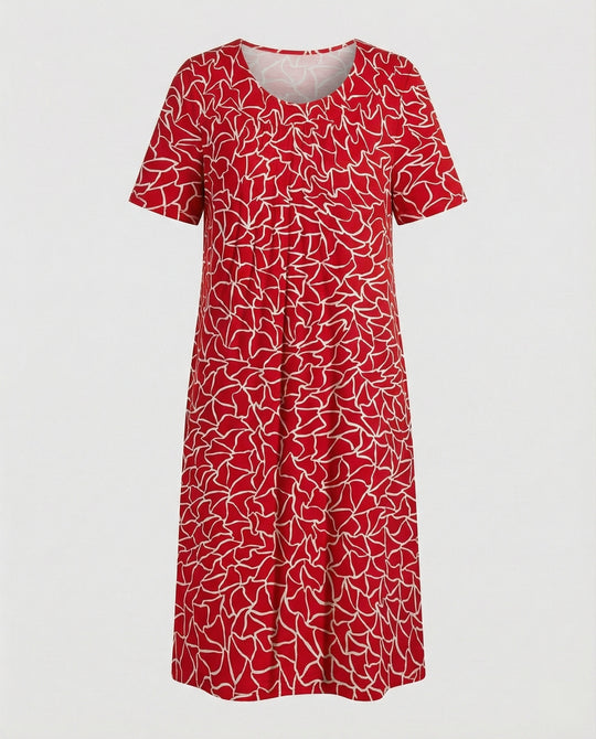 Damen Freizeitkleid Jersey knielang