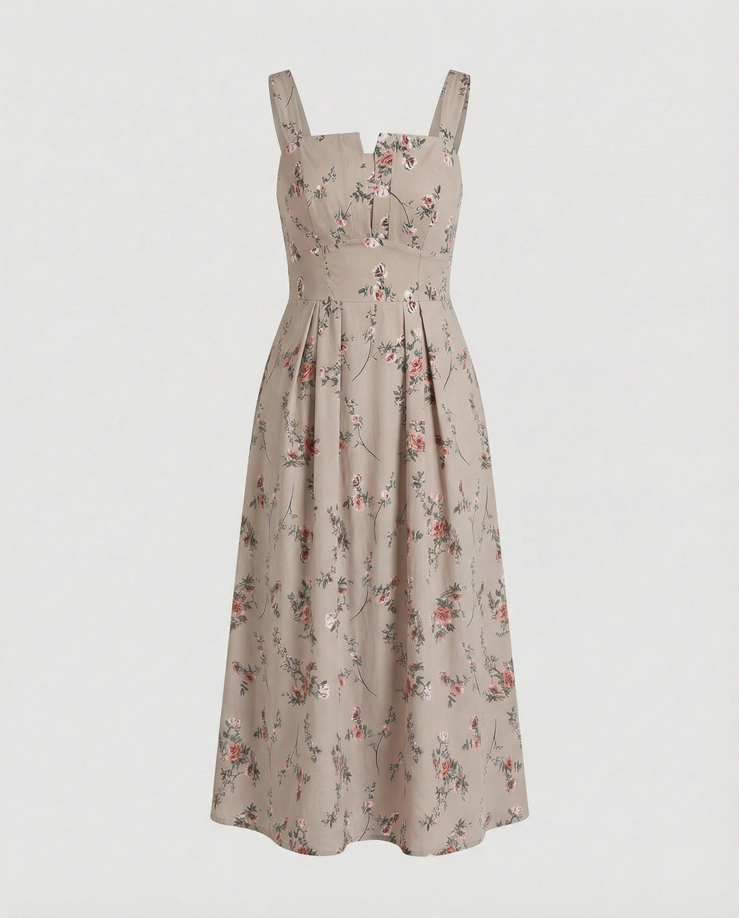 Damen Midikleid Korsett elegant