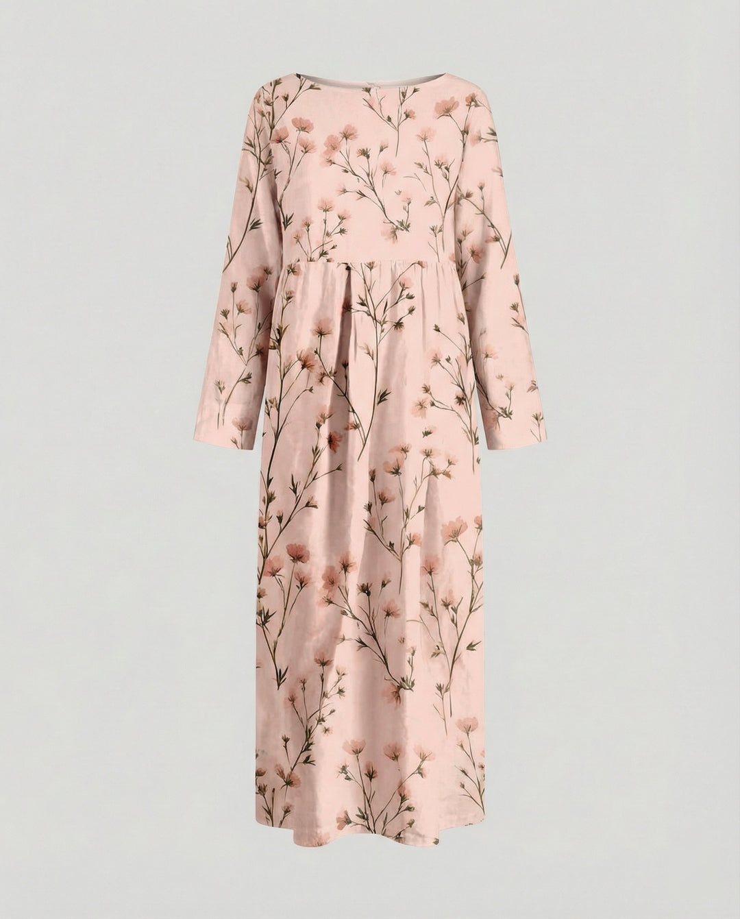 Damen Maxikleid floral mit Taschen