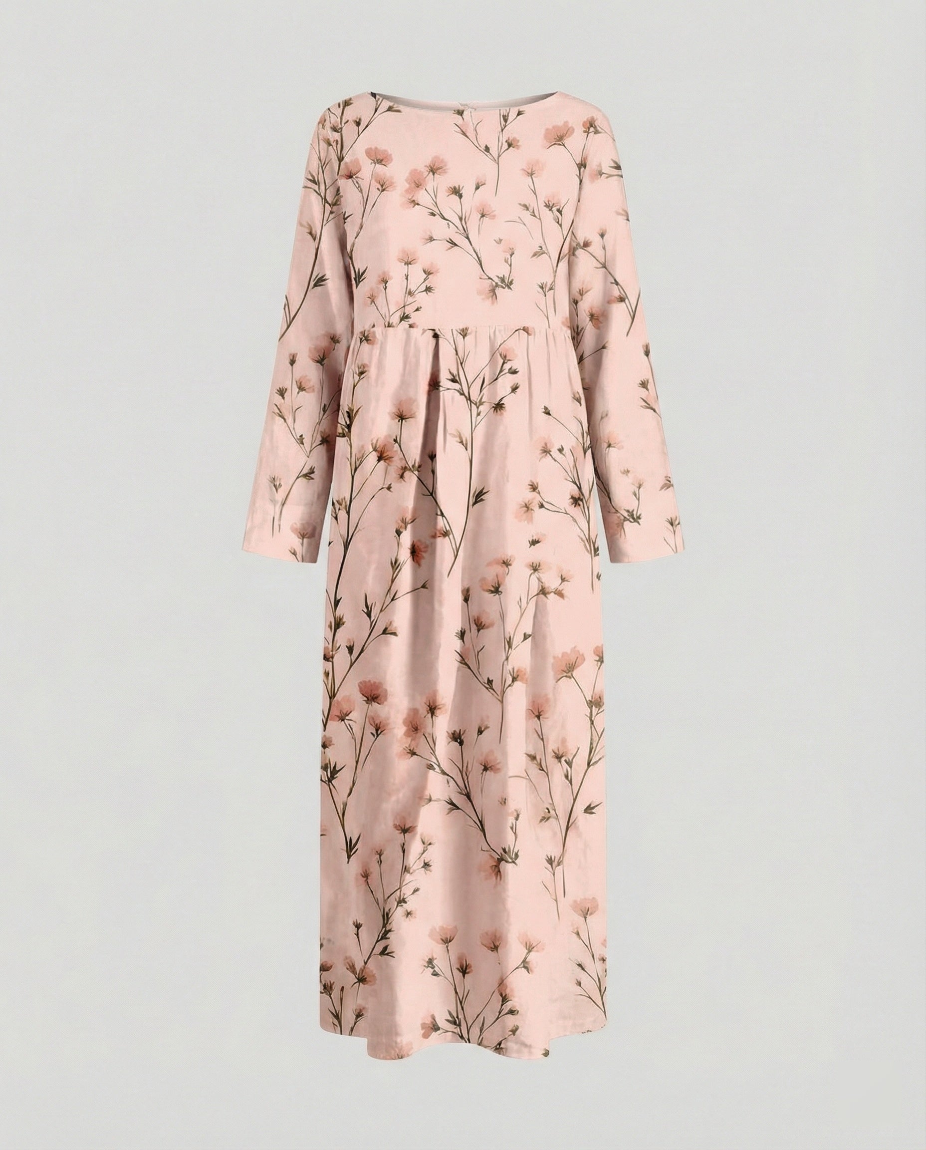 Damen Maxikleid floral mit Taschen