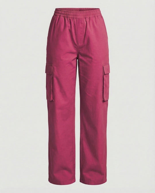 Damen Cargo-Hose mit elastischem Bund und praktischen Seitentaschen R&B