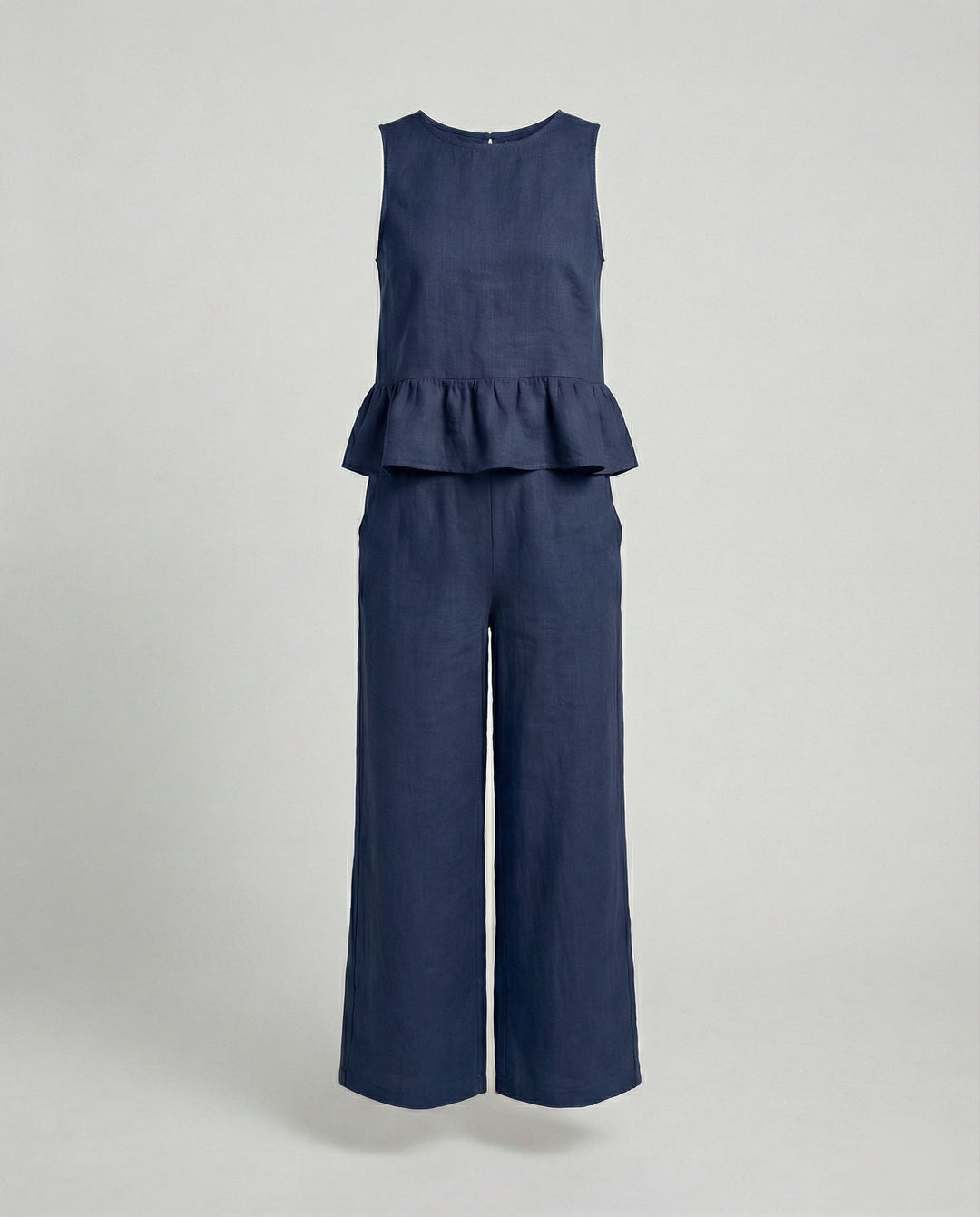 Damen Zweiteiler Set Sommer Palazzohose