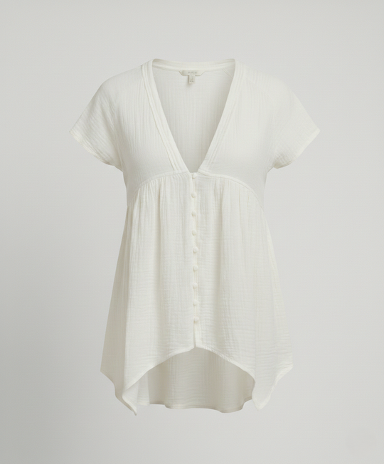 Freizeitkleid Damen Musselin Tunika