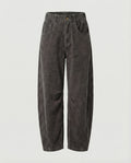 Damen Cordhose Damen weit High Waist
