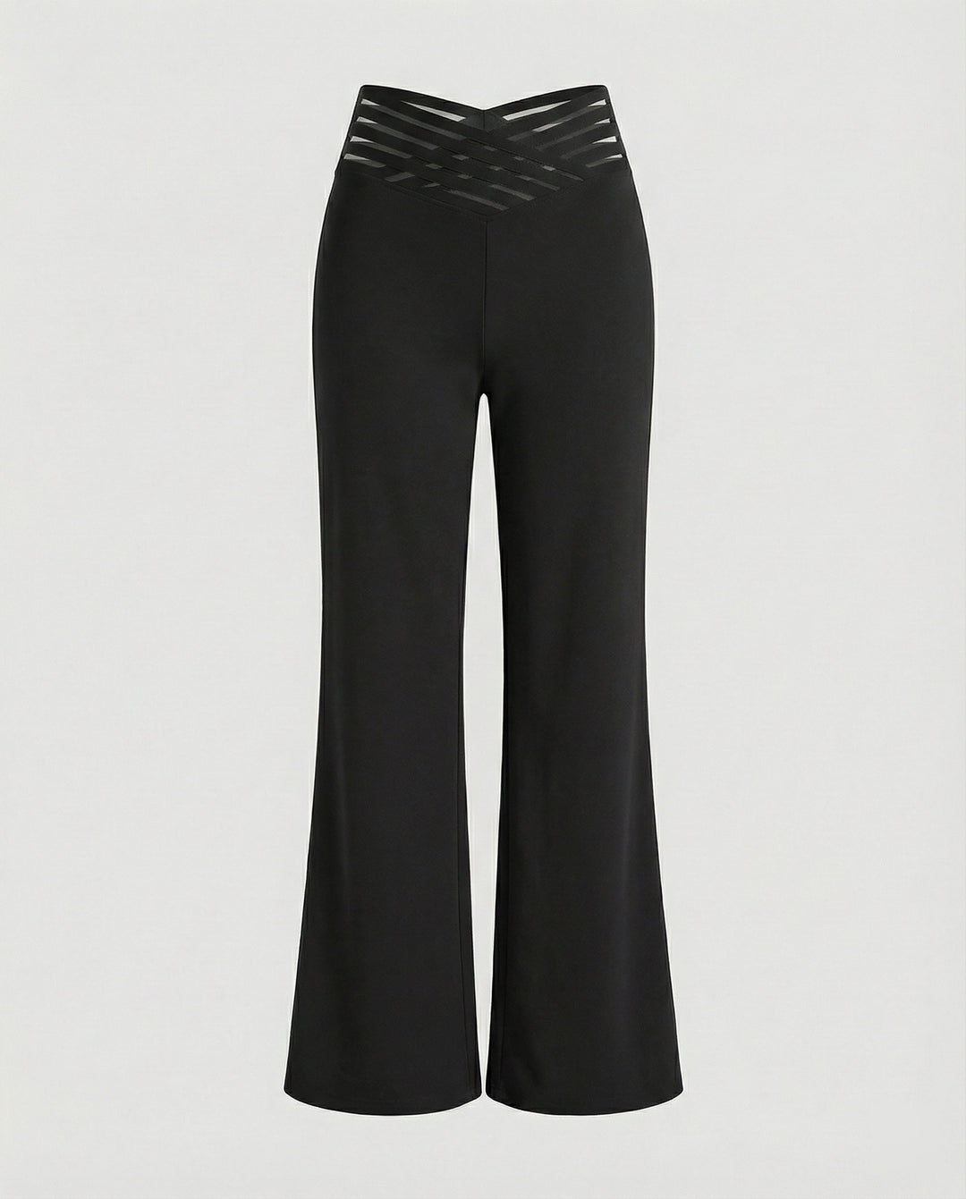 Damen Weit geschnittene Palazzo-Hose mit trendigen Cut-Outs R&B