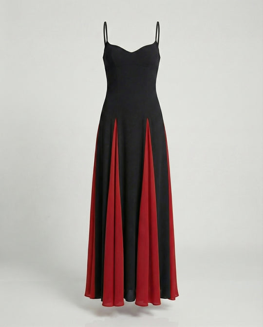 Damen Abendkleid lang mit hohem Schlitz