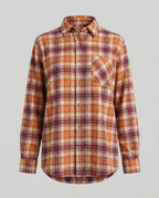 Damen Hemdjacke Flanell lang