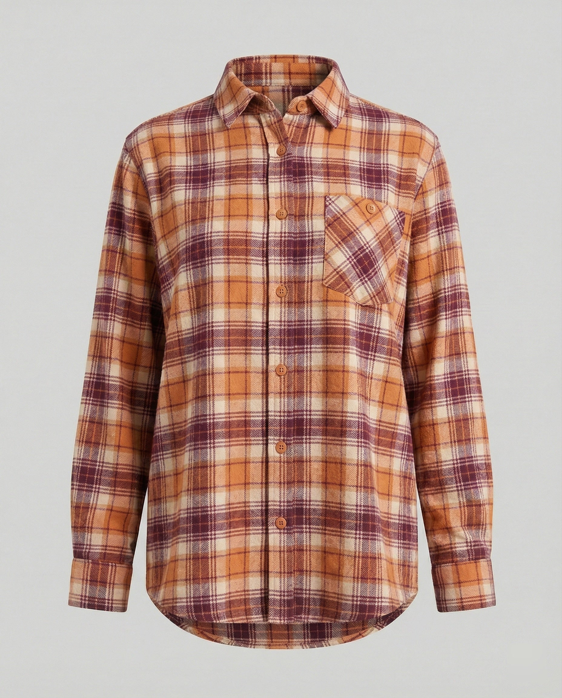 Damen Hemdjacke Flanell lang