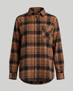 Damen Hemdjacke Flanell lang