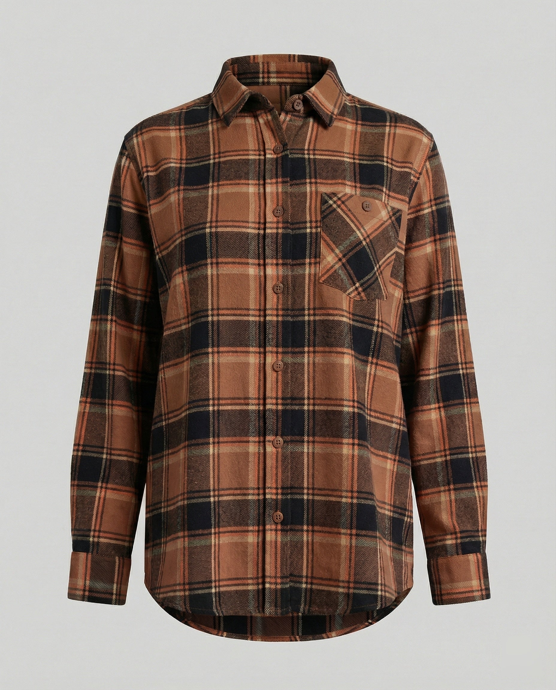 Damen Hemdjacke Flanell lang