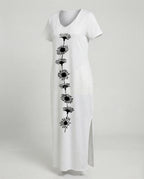 Damen Maxikleid Strand Sommer