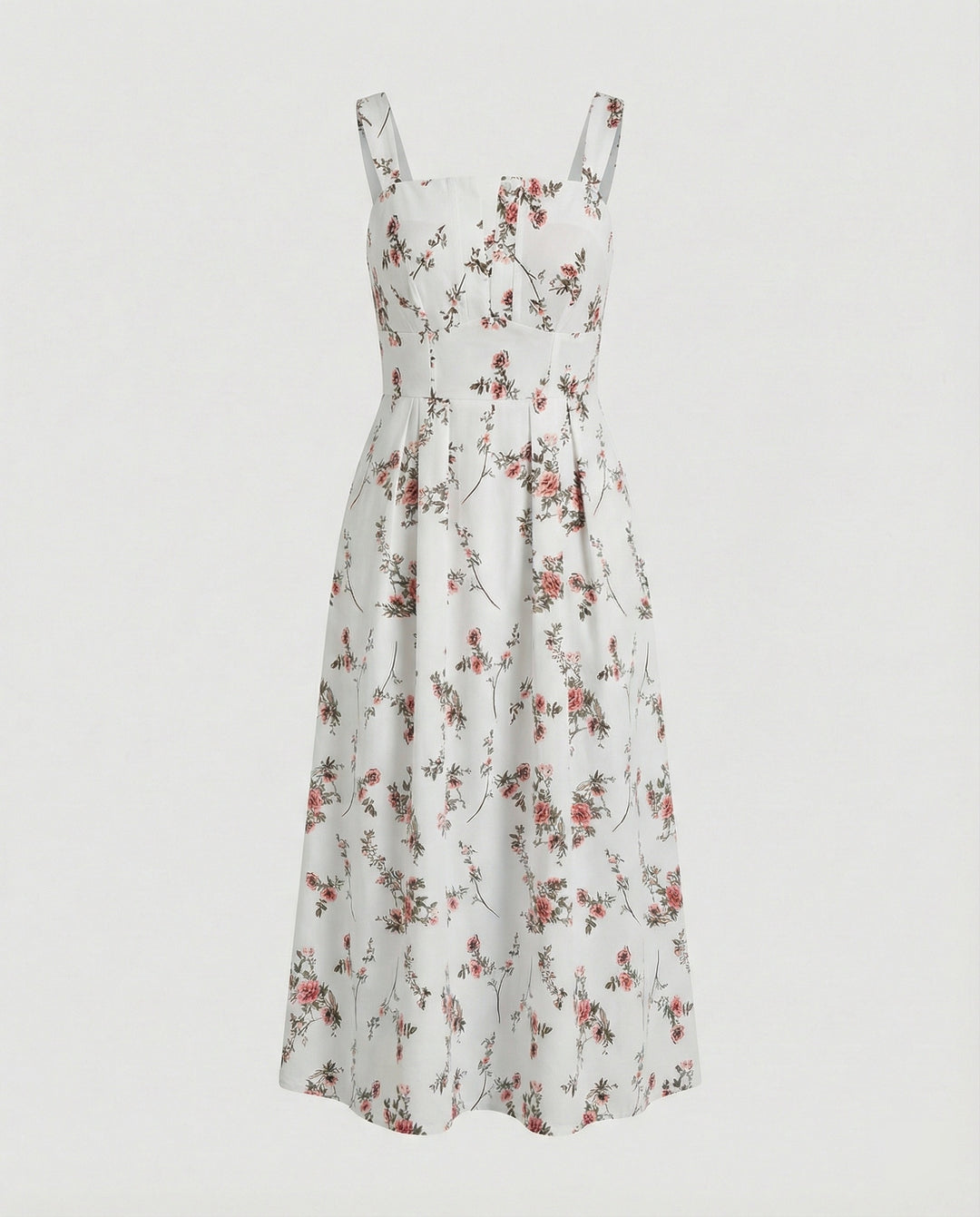 Damen Midikleid Korsett elegant