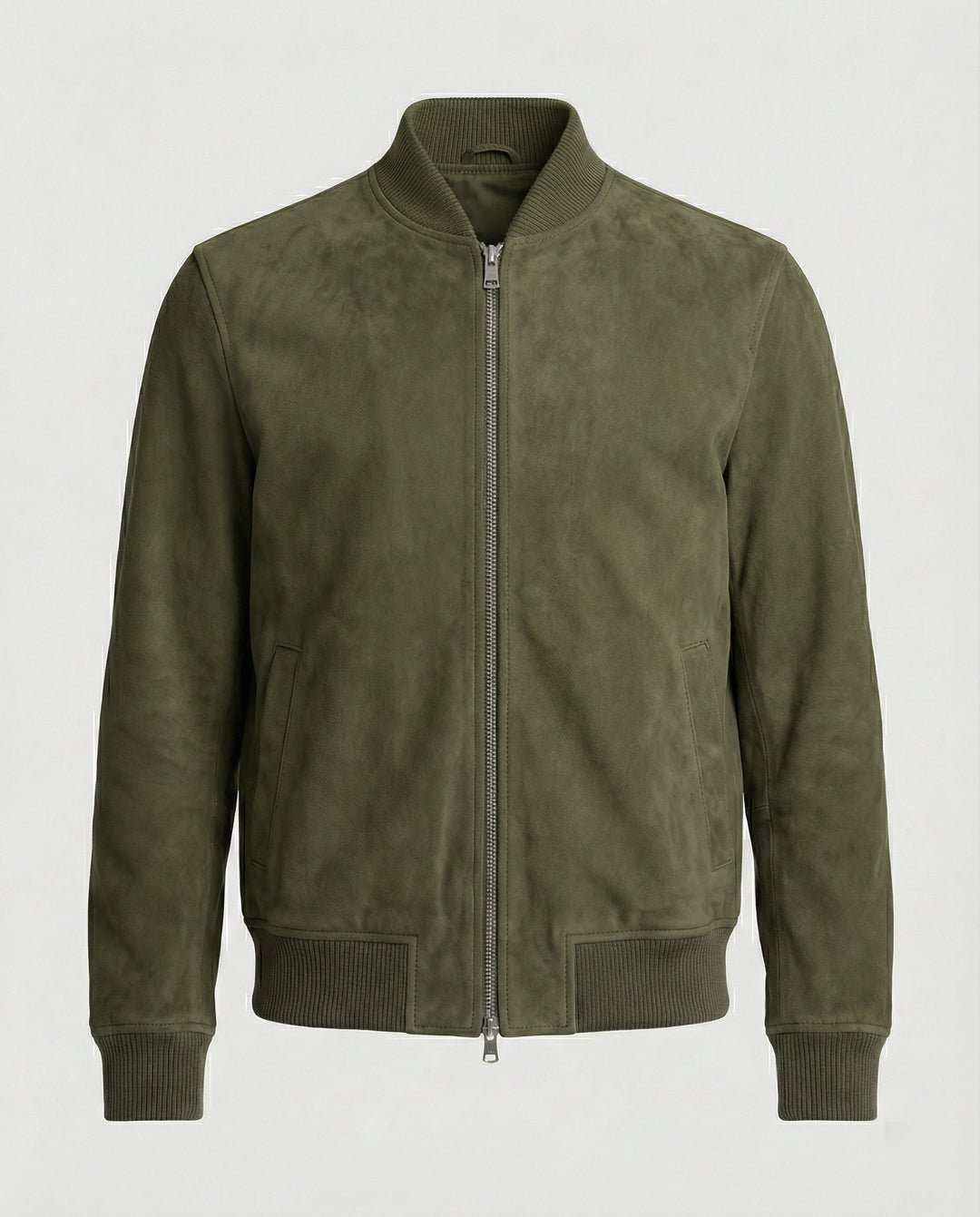 Freizeitkleidung Herren Bomberjacke Lederoptik