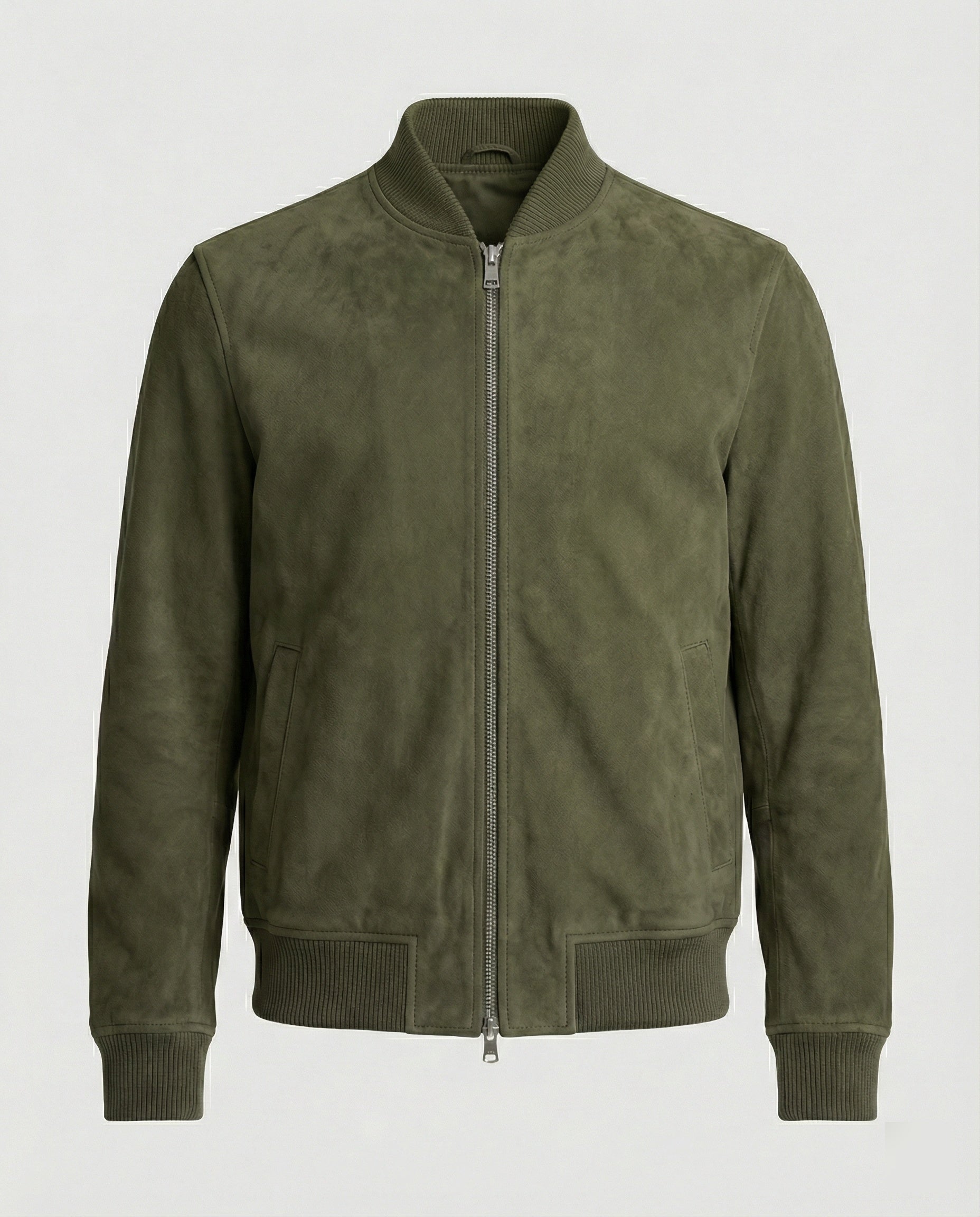 Freizeitkleidung Herren Bomberjacke Lederoptik