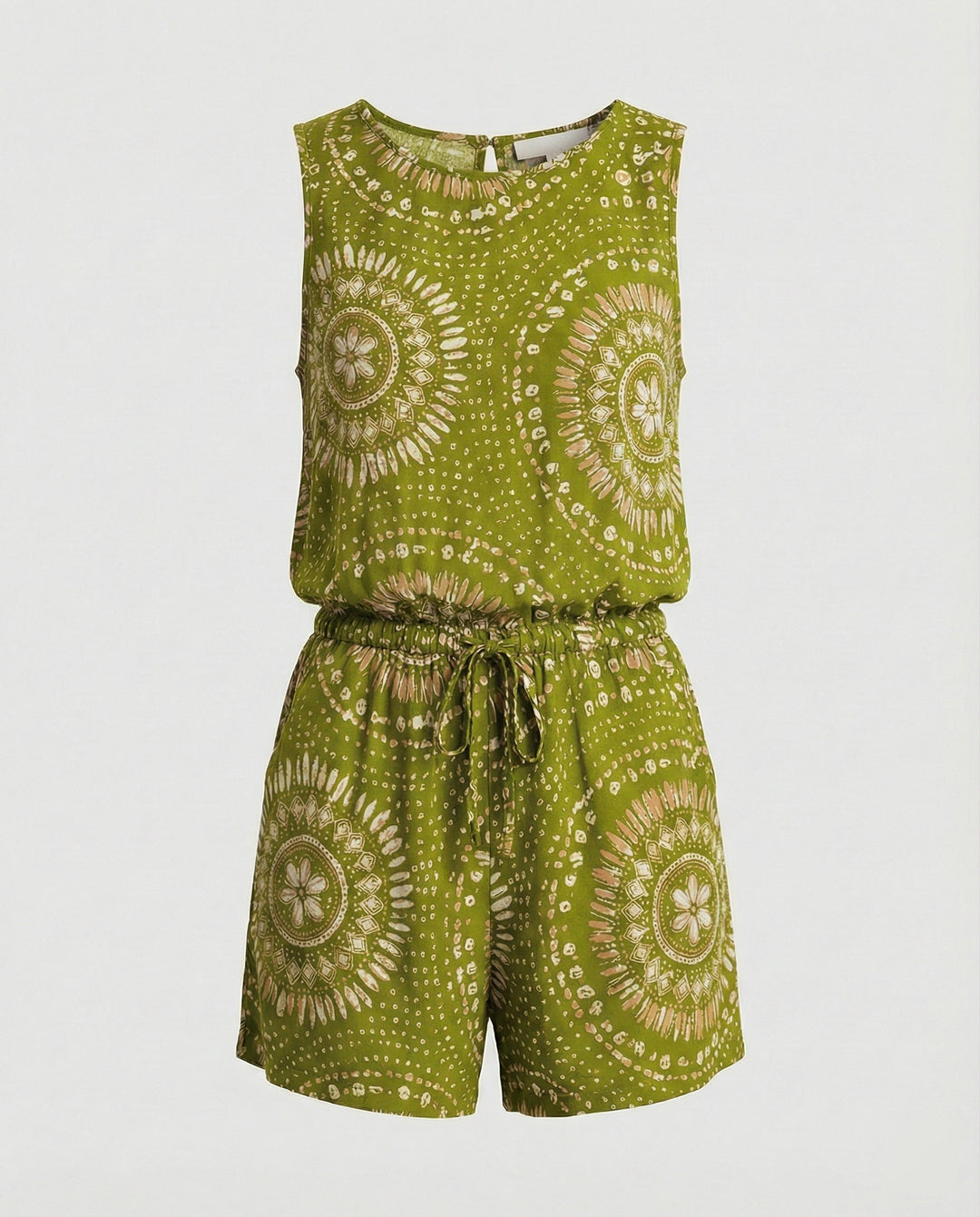 Kurzoverall Mit Ethno Muster Damen