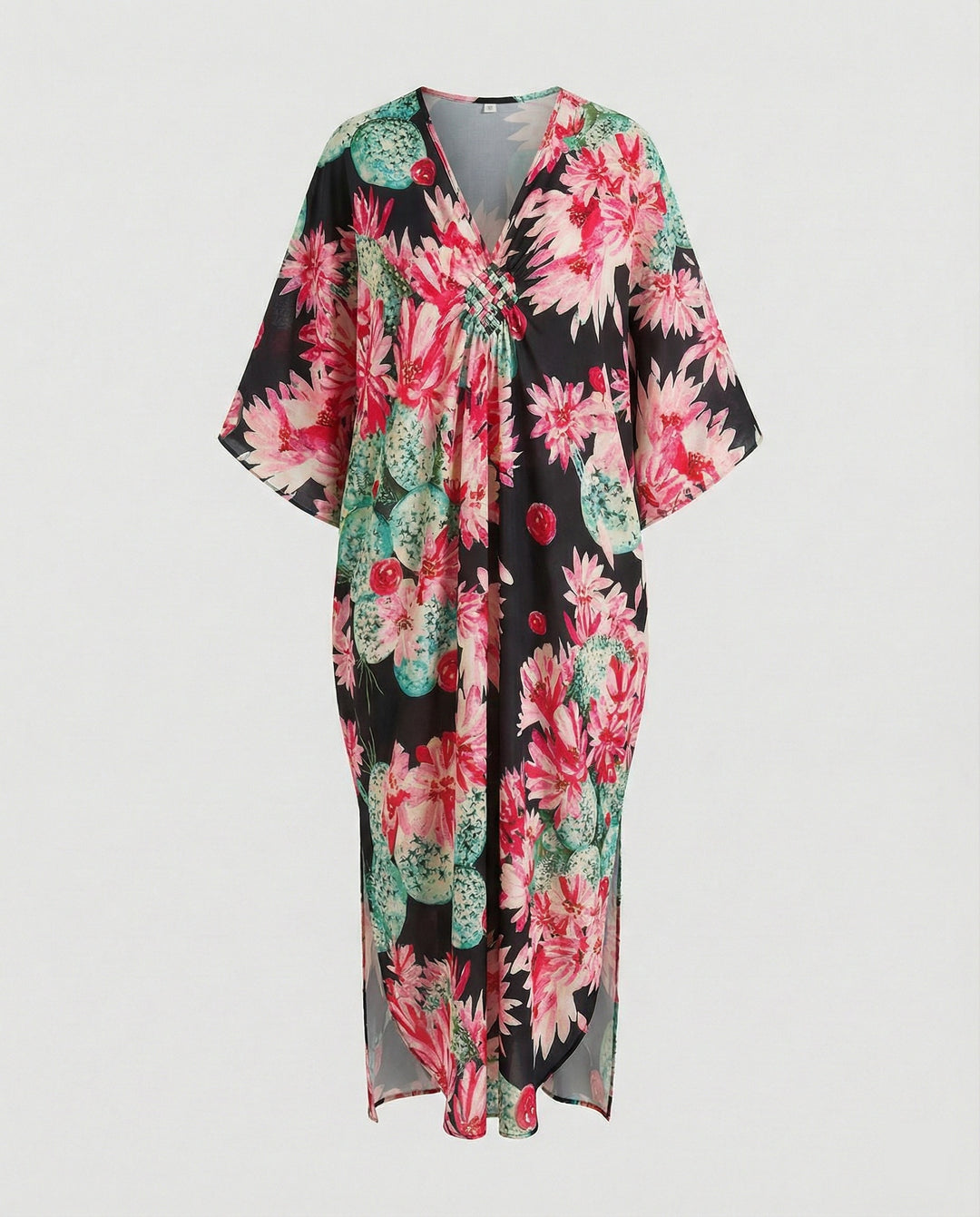 Damen Maxikleid Kaftan Sommer
