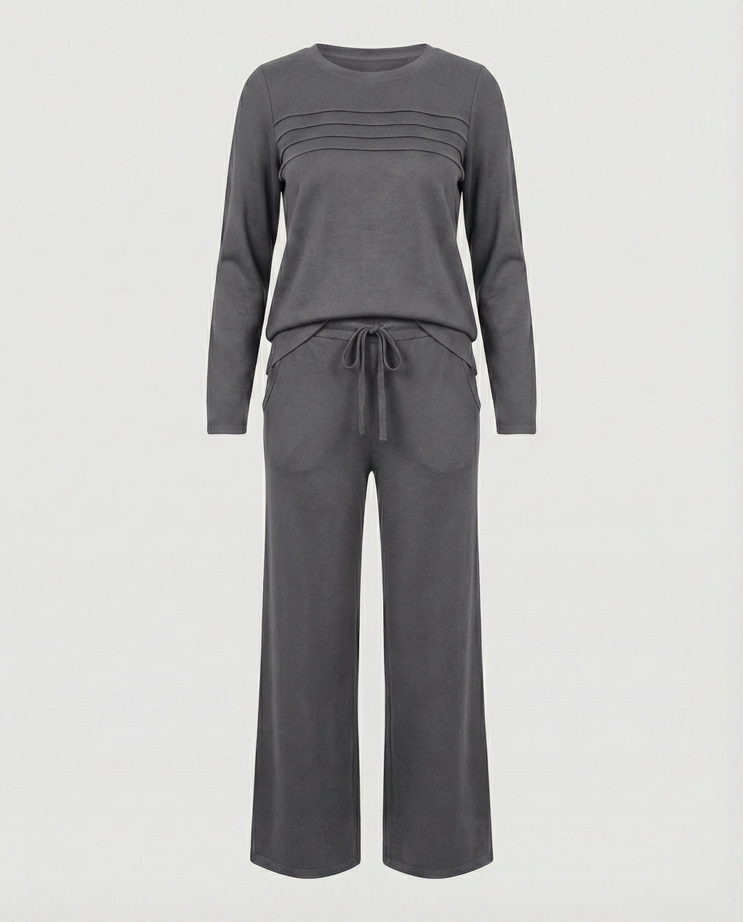 Jogginganzug Damen lässig mit Streifendetails und weitem Schnitt