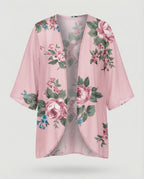 Offener Kimono Damen Floral
