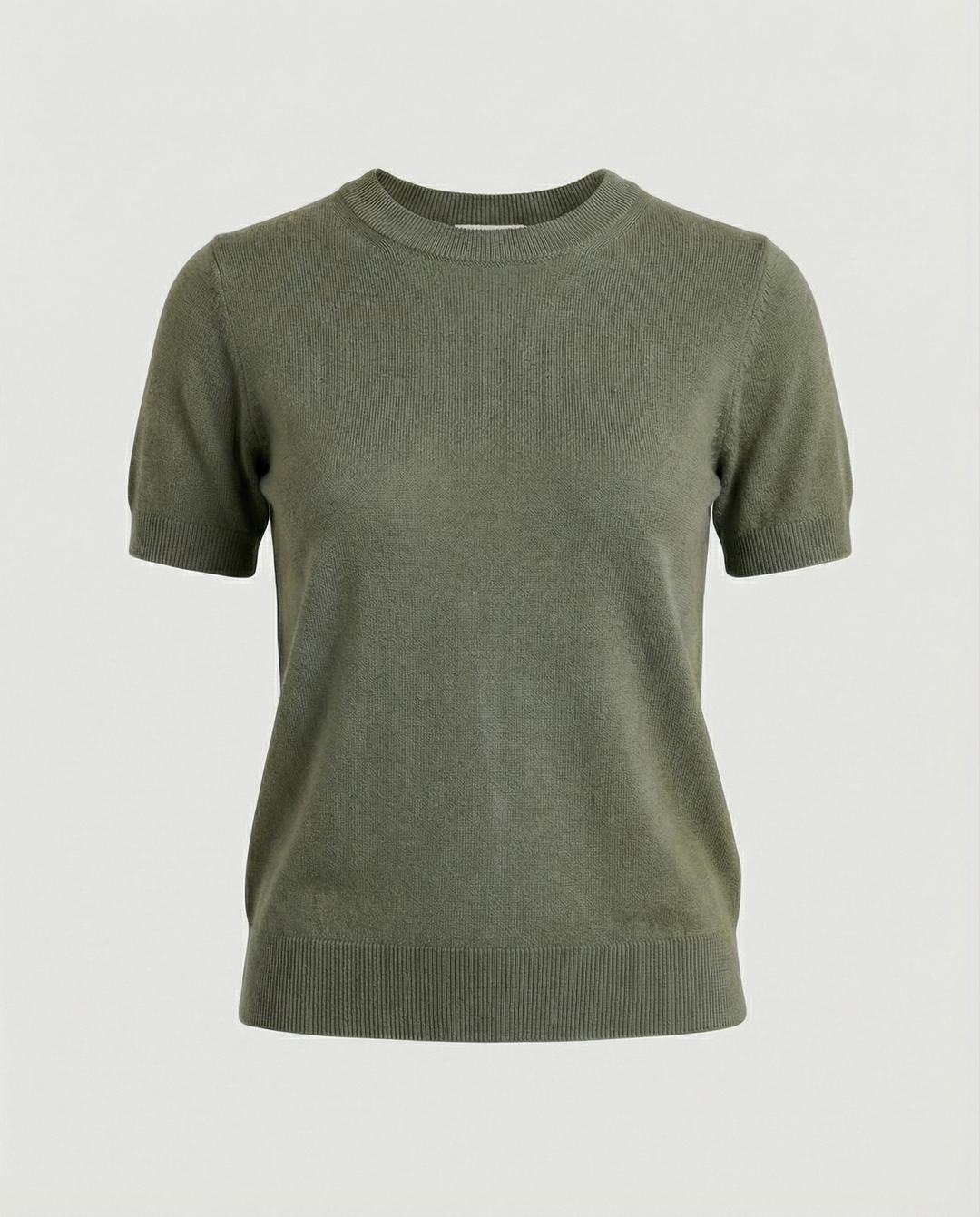 Damen Feinstrickpullover mit Kurzarmiger Silhouette und Weich Fließendem Material R&B