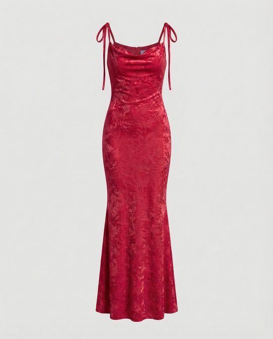 Jacquard Abendkleid Meerjungfrau Damen
