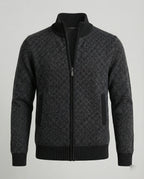 Stilvolle Strickjacke Herren Zipper