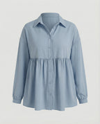 Damen Umstandsbluse Empire